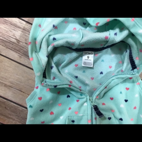 Fleece Heart Vest 9 months - Picture 3 of 3